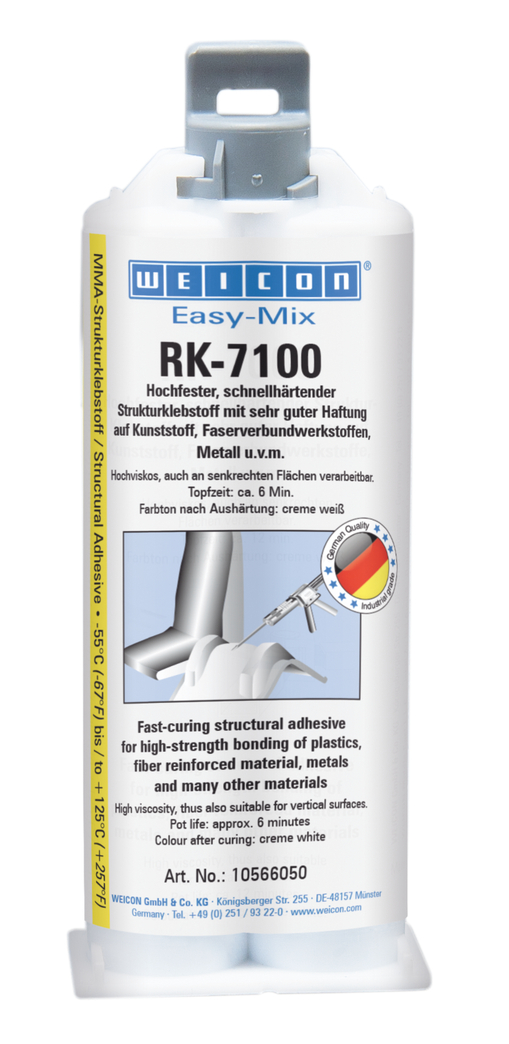 Easy-Mix RK-7100 colla strutturale a base di acrilato | adesivo acrilico strutturale, a indurimento rapido