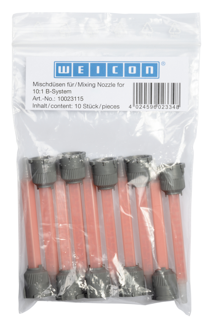 Miscelatore 10:1 B | Adatto per PE-PP 45, 45ml e VA 2407, 50g