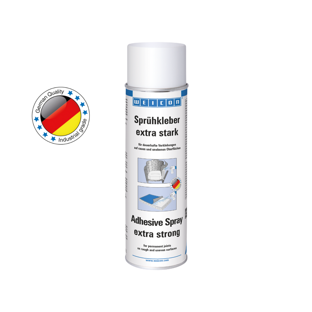 Colla Spray extraforte | adesivo a contatto spray per l'incollaggio forte e permanente di feltro, pelle artificiale e materiali isolanti
