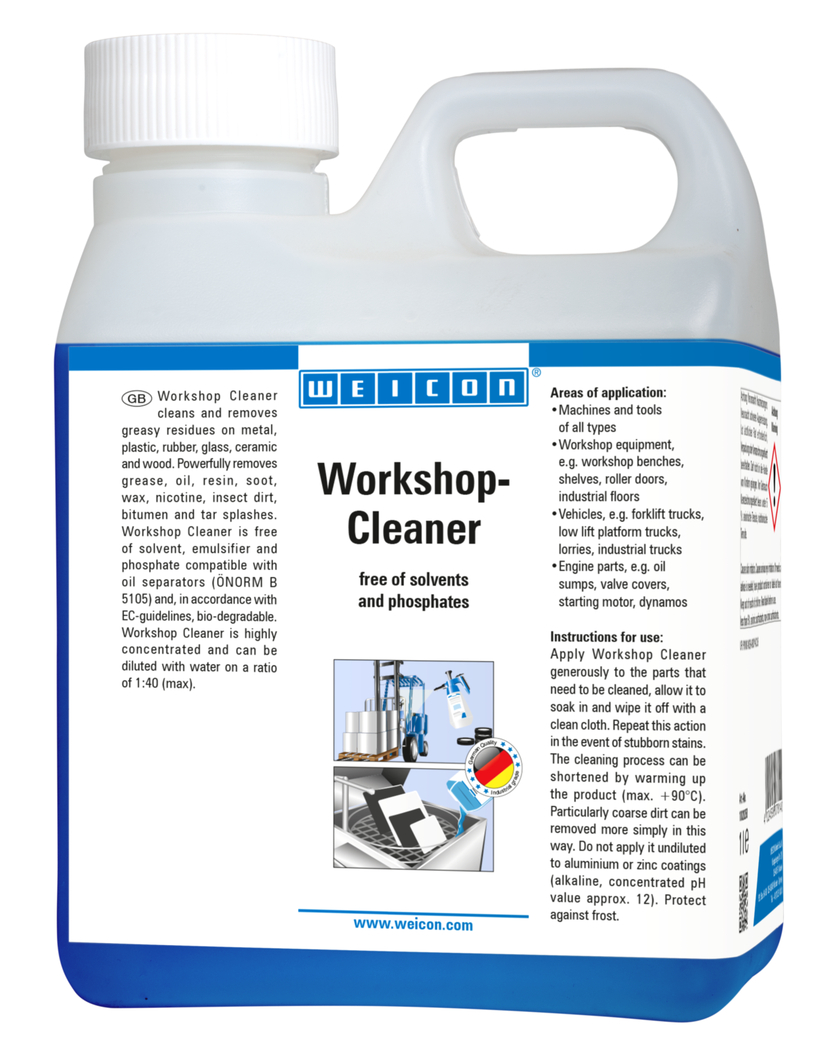 Workshop Cleaner | Detergente universale senza solventi Workshop Cleaner | Detergente universale senza solventi