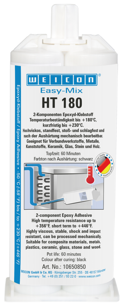 Easy-Mix HT 180 colla epossidica | adesivo epossidico resistente alle alte temperature fino a 180°C Easy-Mix HT 180 colla epossidica | adesivo epossidico resistente alle alte temperature fino a 180°C