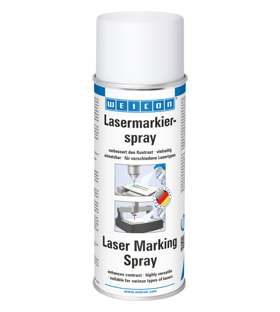 Spray per marcatura laser WEICON | Spray speciale per migliorare il contrasto delle incisioni laser