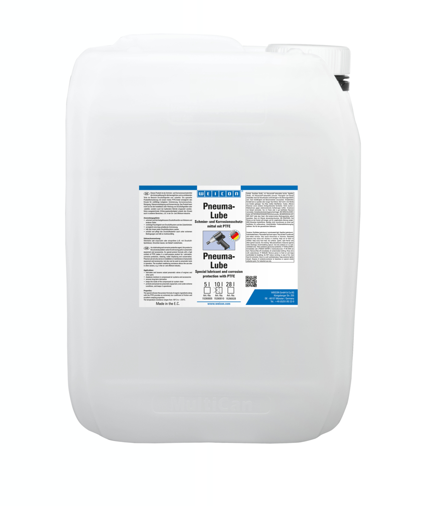 Pneuma-Lube | lubrificante con PTFE per utensili pneumatici Pneuma-Lube | lubrificante con PTFE per utensili pneumatici