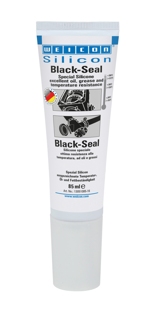 Black-Seal Silicone speciale | sigillante permanentemente elastico per aree resistenti all'olio o al grasso