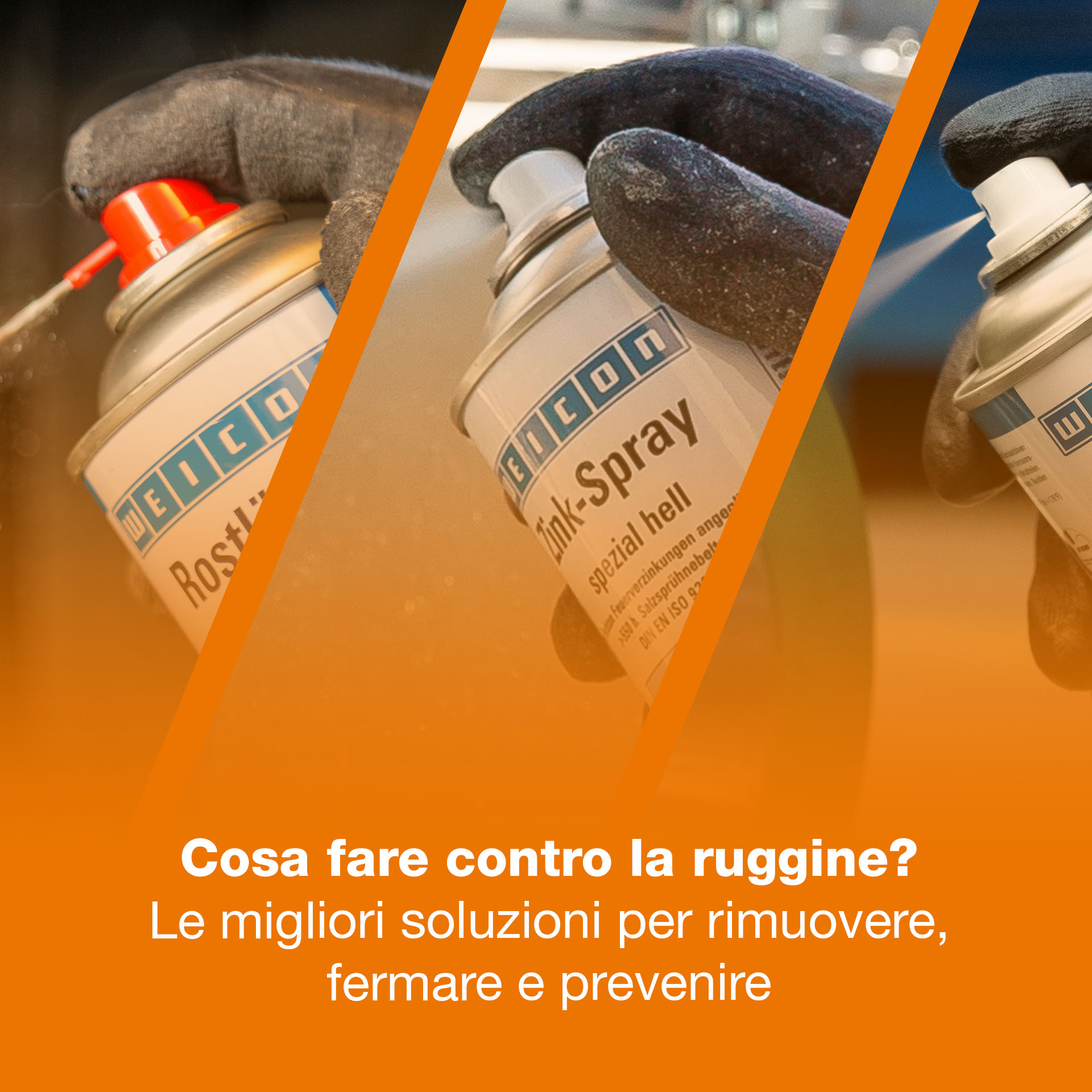 spray, spray can, orange overlay, gloved hands, oil-based?