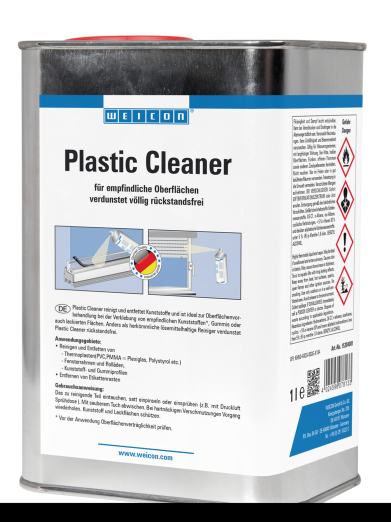Detergente per Plastica | pulitore per plastica, gomma e materiali verniciati a polvere
