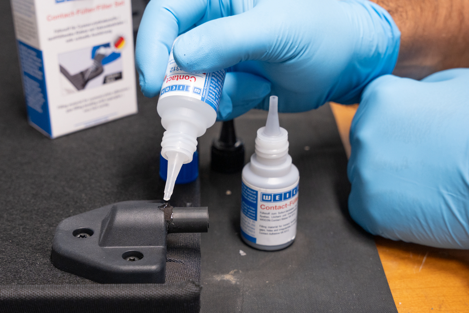 CA-Riempitivo Kit | transparent special filler and cyanoacrylate adhesive Contact VA 8312