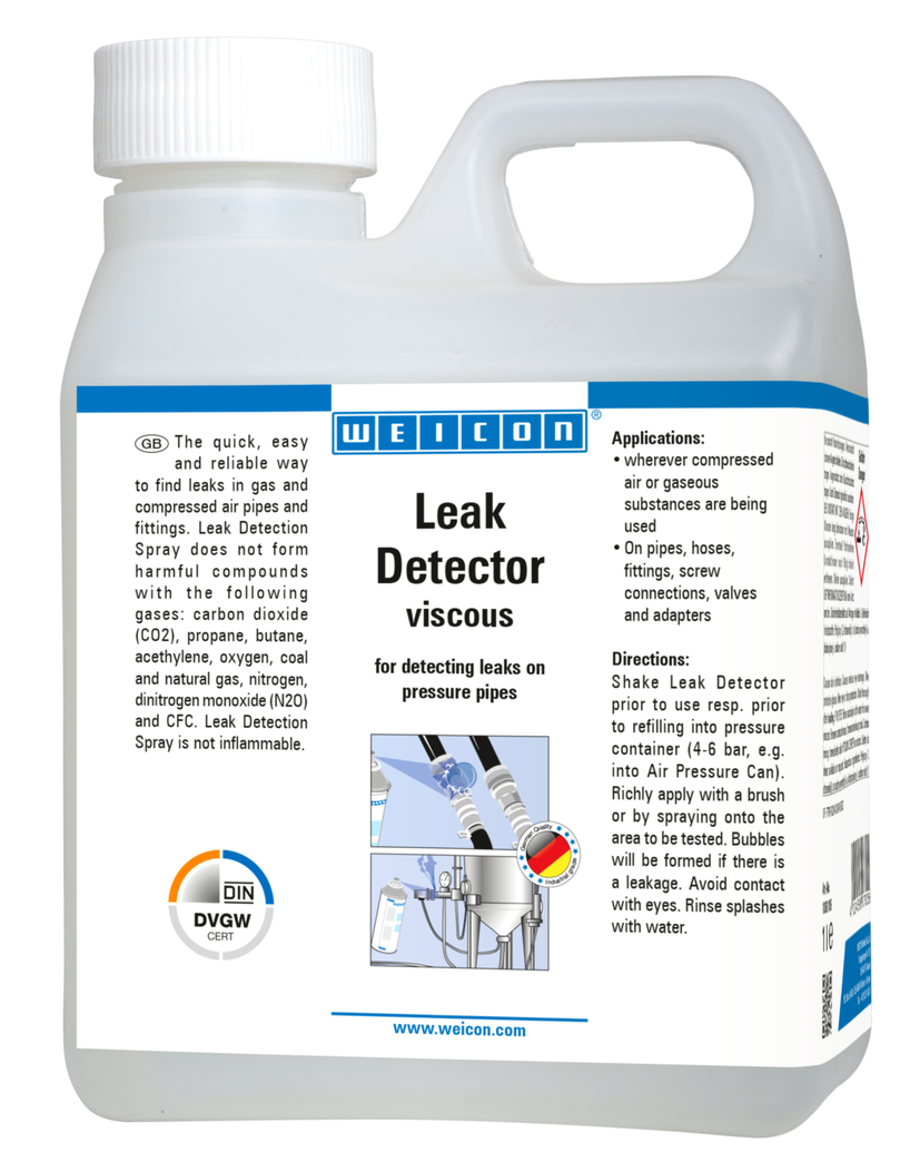 Spray cercafalle viscoso | per la localizzazione di crepe e perdite nelle linee di pressione