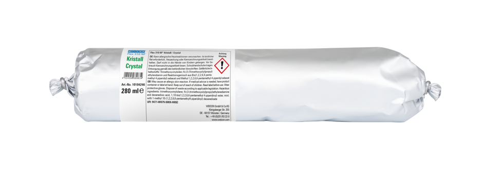Flex 310 M® Cristallo MS Polimero | Adesivo elastico a base di polimeri MS per un utilizzo versatile