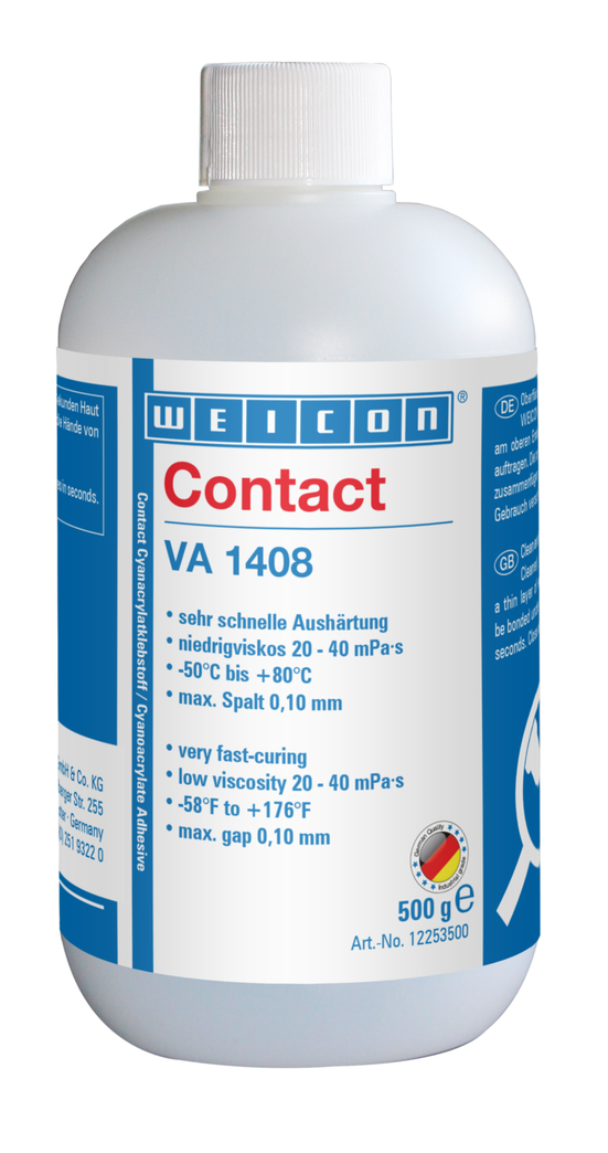 VA 1408 Colla cianoacrilica | Adesivo istantaneo resistente all'umidità a bassa viscosità