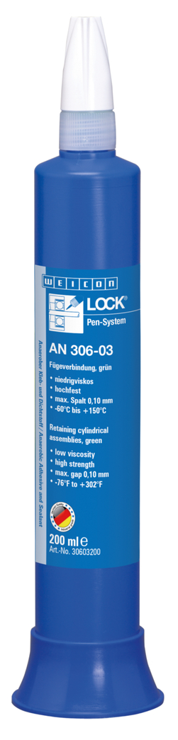 WEICONLOCK® AN 306-03 bloccaggio accoppiamenti | per cuscinetti, alberi e boccole, alta resistenza, bassa viscosità