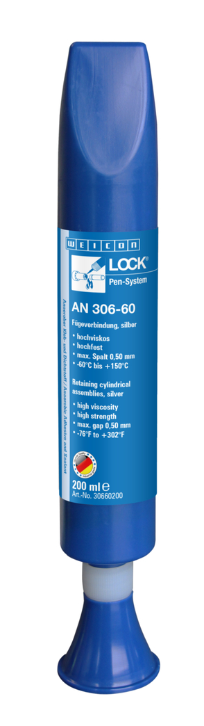 WEICONLOCK® AN 306-60 bloccaggio accoppiamenti | Frenafiletti per la riparazione di elementi di raccordo, ad alta resistenza