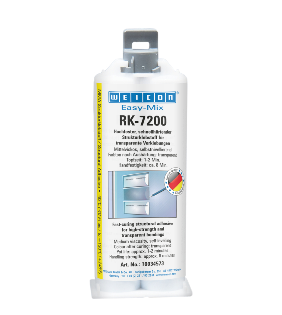 Easy-Mix RK-7200 colla strutturale a base di acrilato | adesivo acrilico strutturale, resistente agli urti