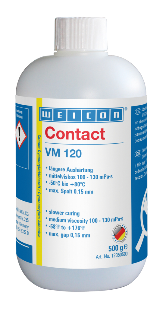 VM 120 Colla cianoacrilica | instant adhesive with medium viscosity for metal