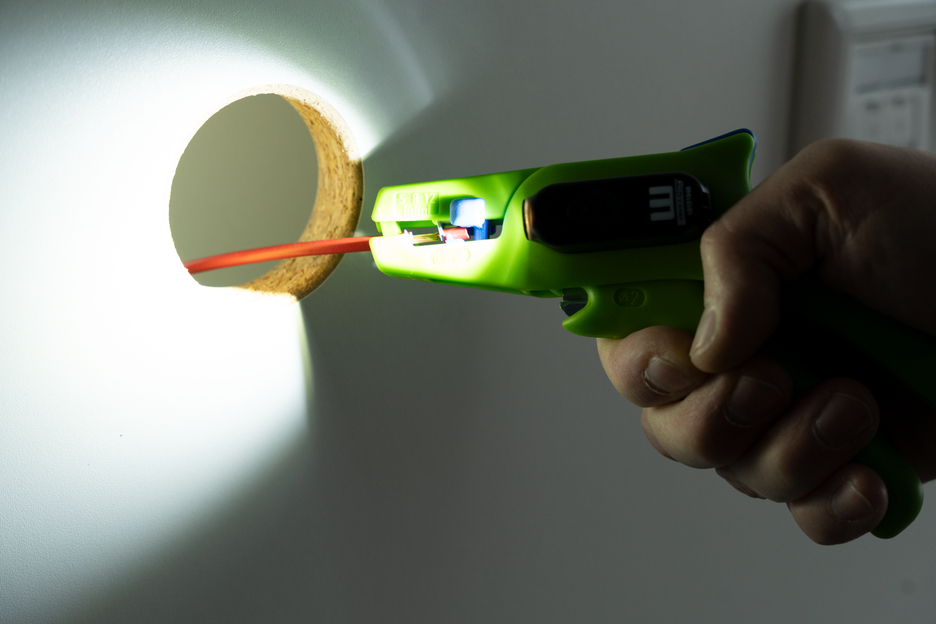 Set Spellafili No. 5 Green Line LED  | Set da 2 pezzi incl. spellafili e lampada da lavoro a LED