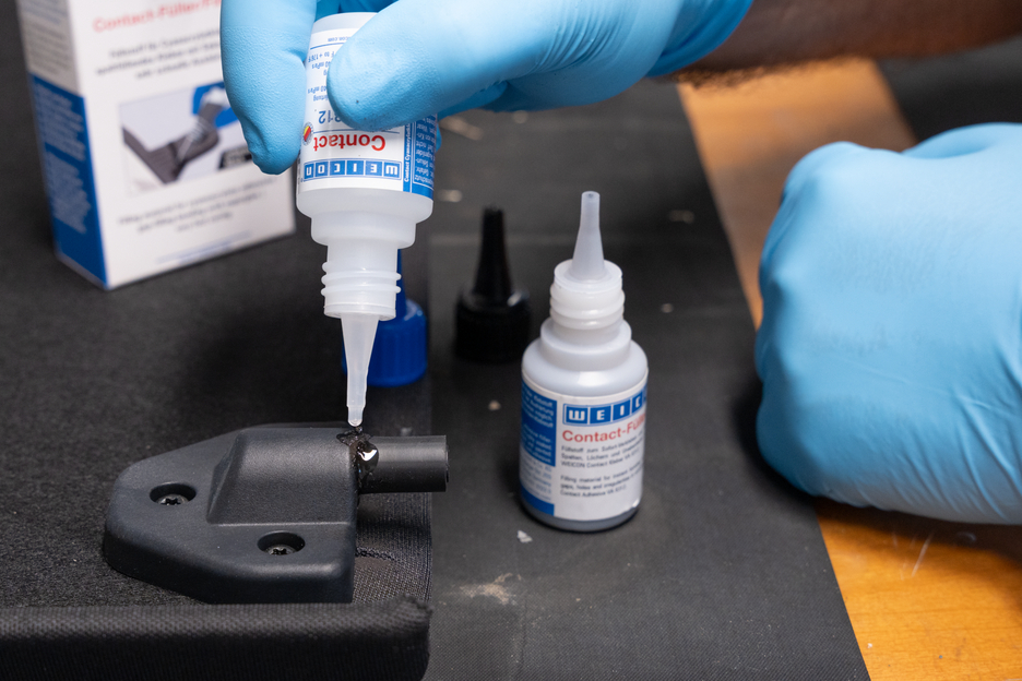 CA-Riempitivo Kit | transparent special filler and cyanoacrylate adhesive Contact VA 8312