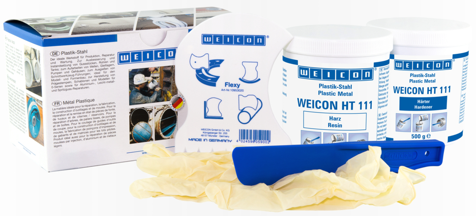 WEICON HT 111 | sistema di resina epossidica resistente alle alte temperature per riparazioni e stampaggio
