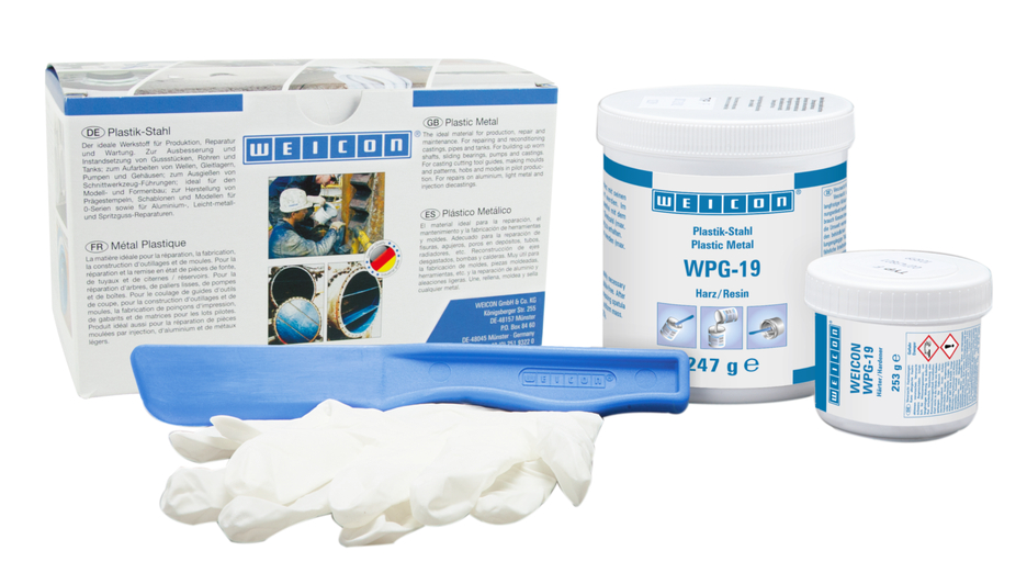 WEICON WPG-19 | Sistema di protezione dall'usura - protegge dall'erosione e dall'abrasione causata dall'impatto di particelle grossolane