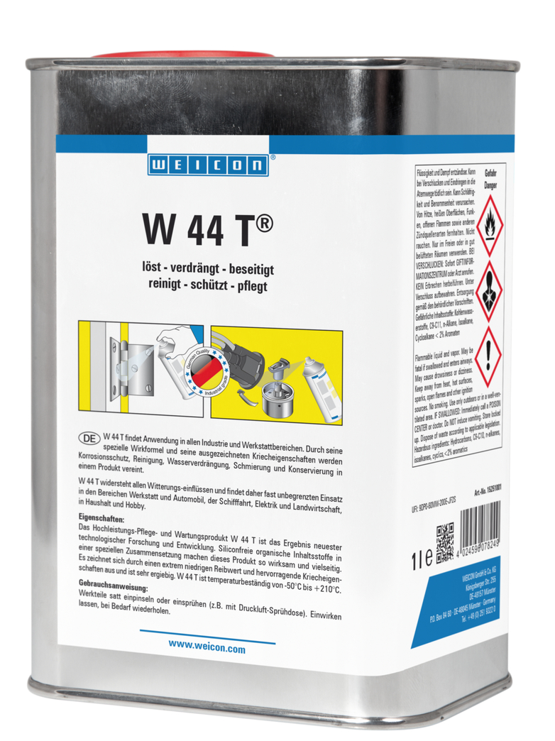 W 44 T® | Olio lubrificante e multifunzionale a 5 funzioni W 44 T® | Olio lubrificante e multifunzionale a 5 funzioni