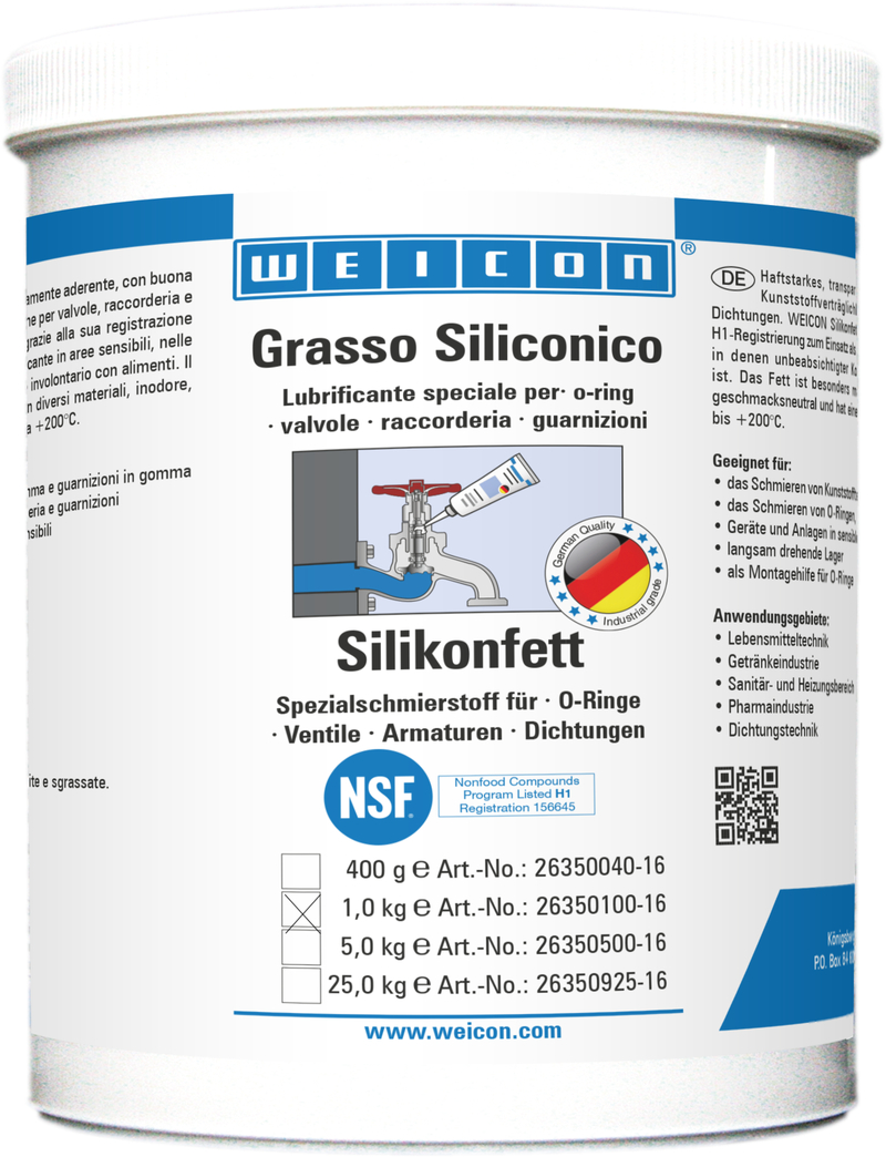 Grasso Siliconico | Grasso lubrificante alimentare Grasso Siliconico | Grasso lubrificante alimentare