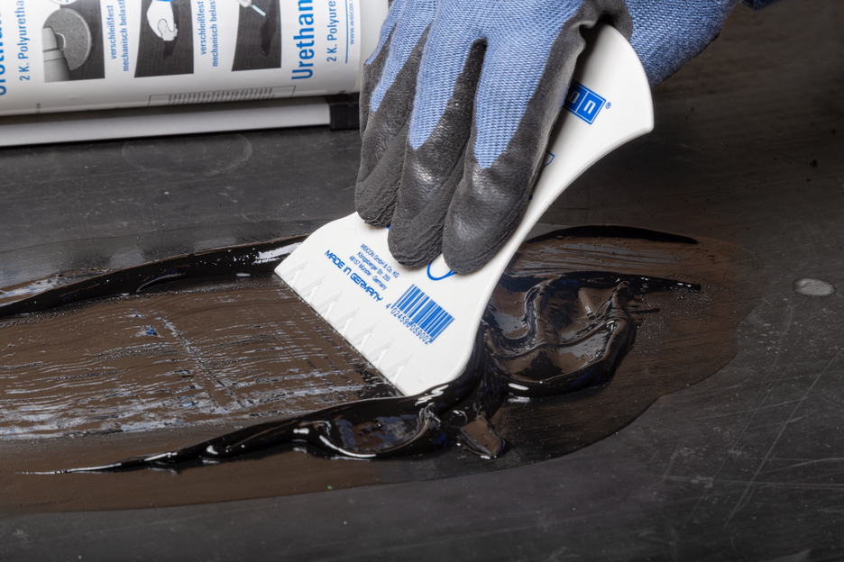 Kit per Riparazione cinghie | Composto di riparazione e rivestimento in poliurea per superfici in gomma, confezione da lavoro