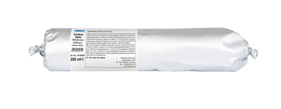 Adesivo per parabrezza | per il montaggio di vetri e parabrezza, in pratica confezione Presspack