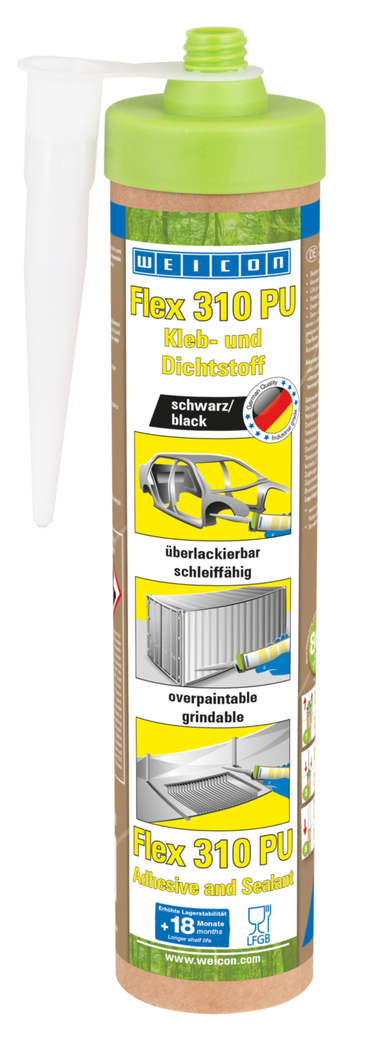 Flex 310 PU colla a base poliuretanica | Adesivo e sigillante permanentemente elastico a base di poliuretano