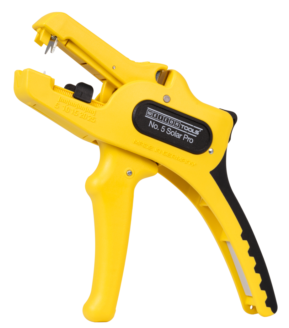 Pinza Spelafili No. 5 Solar Pro | per spelare e sguainare  i comuni cavi fotovoltaici con sezione da 1,5 a 10 mm² Pinza Spelafili No. 5 Solar Pro | per spelare e sguainare  i comuni cavi fotovoltaici con sezione da 1,5 a 10 mm²