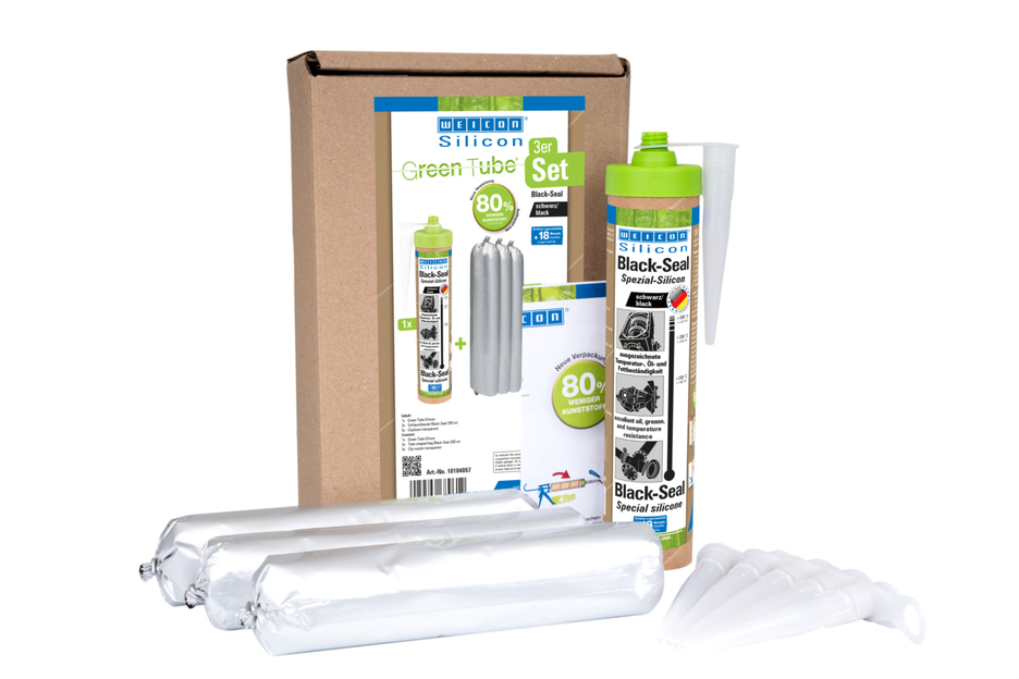 Black-Seal Silicone speciale | sigillante permanentemente elastico per aree resistenti all'olio o al grasso