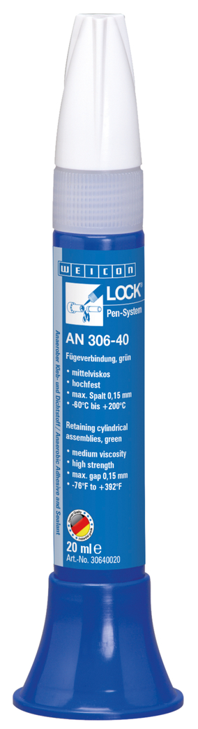 WEICONLOCK® AN 306-40 bloccaggio accoppiamenti | ad alta resistenza, resistente alle alte temperature, a lenta polimerizzazione