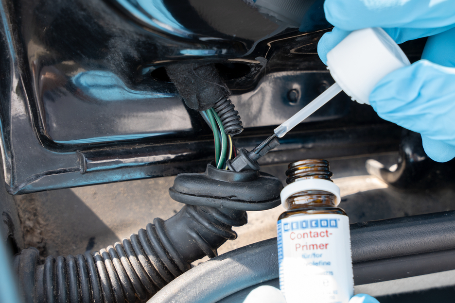 Contact Primer per polielfine | agente preparatore per plastiche a bassa energia superficiale