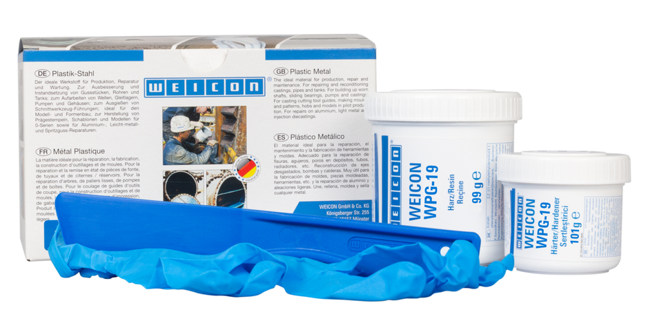 WEICON WPG-19 | Sistema di protezione dall'usura - protegge dall'erosione e dall'abrasione causata dall'impatto di particelle grossolane