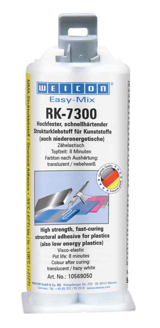 Easy-Mix RK-7300 colla strutturale a base di acrilato | adesivo acrilico strutturale per plastiche a bassa energia superficiale