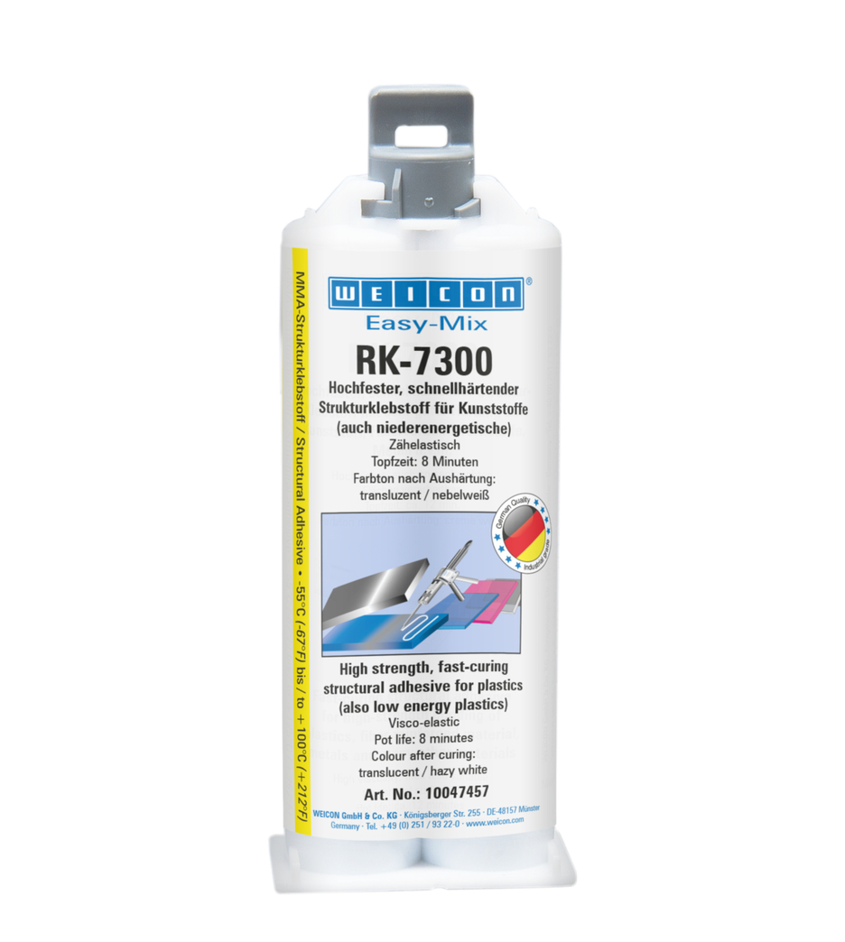 Easy-Mix RK-7300 colla strutturale a base di acrilato | adesivo acrilico strutturale per plastiche a bassa energia superficiale